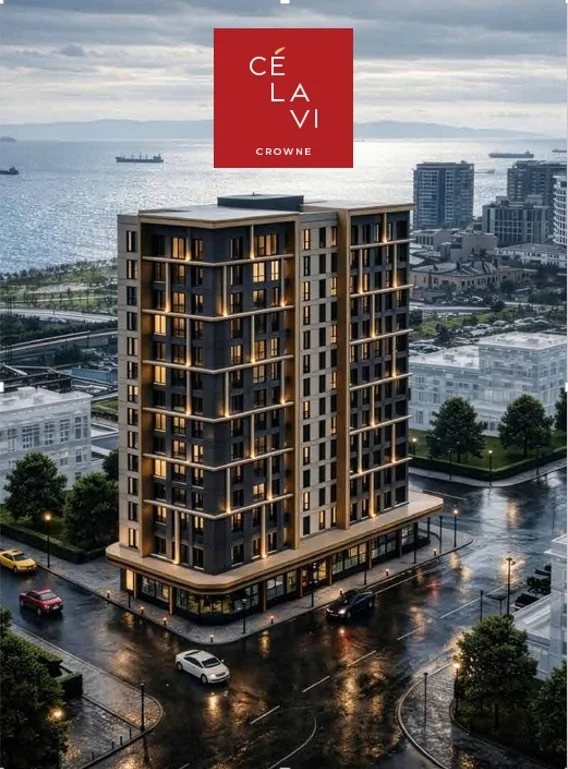 CELAVI CROWNE | İstanbul Zeytinburnu’nda Deniz Manzaralı Konut Projesi