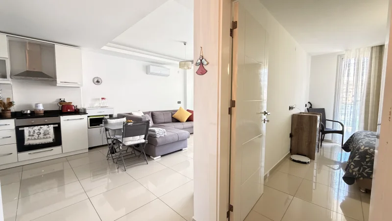 Квартира 1+1 в продаже в Alanya Kestel Rising Blue
