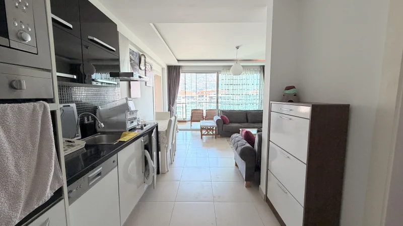 Alanya, Moda Apartmanı'da Satılık 1+1 DaireTil salgs 1+1 leilighet i Moda Apartmanı, Alanya