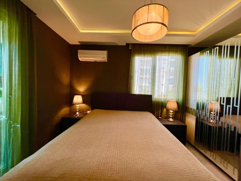 Alanya'da Deniz Manzaralı 1+1 Daire