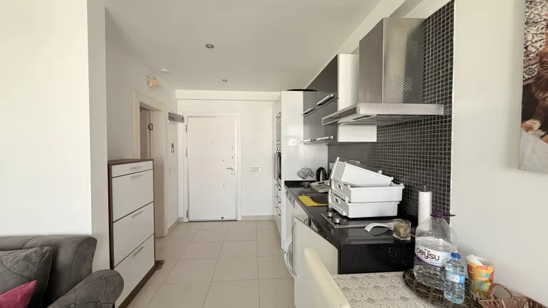 Alanya, Moda Apartmanı'da Satılık 1+1 DaireTil salgs 1+1 leilighet i Moda Apartmanı, Alanya
