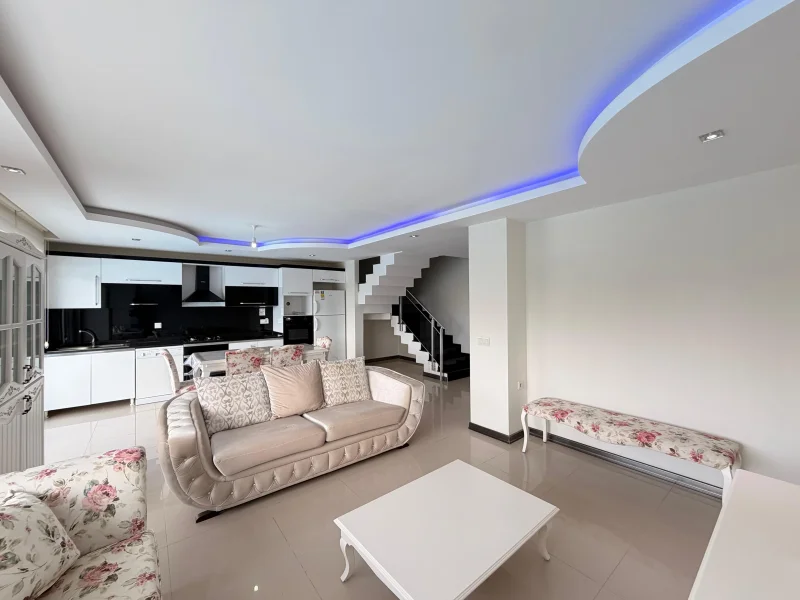 Trädgårdsduplex 2+1 Till Salu i Alanya