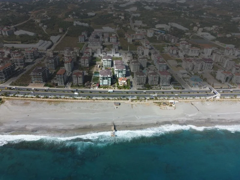 Alanya'da Deniz Manzaralı 1+1 Daire