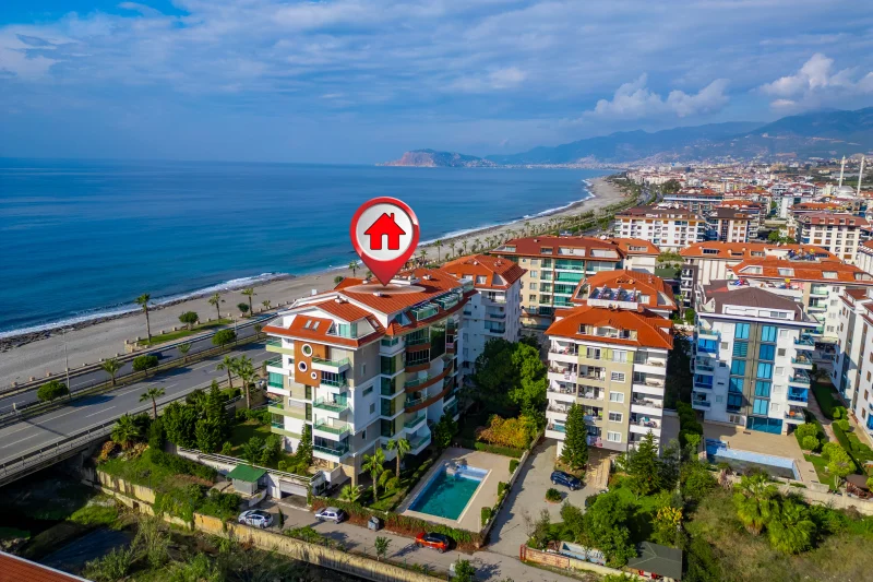 Alanya, Moda Apartmanı'da Satılık 1+1 DaireTil salgs 1+1 leilighet i Moda Apartmanı, Alanya