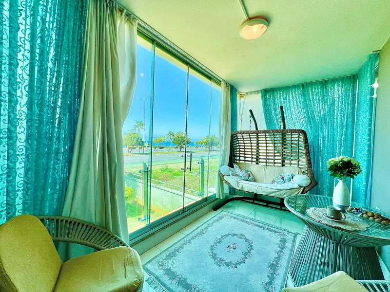 Alanya'da Deniz Manzaralı 1+1 Daire