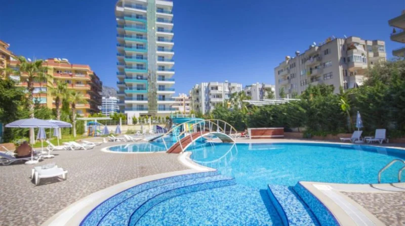 Zero Distance to Sea 1+1 Apartment in Alanya, Mahmutlar