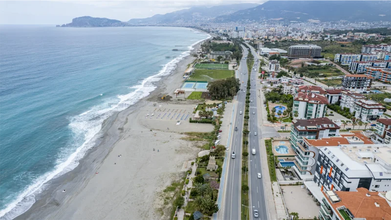 Zum Verkauf stehende 2+1 Wohnung direkt am Meer in Alanya