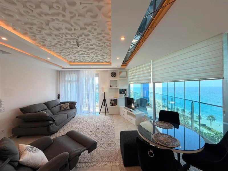 Zero Distance to Sea 1+1 Apartment in Alanya, Mahmutlar