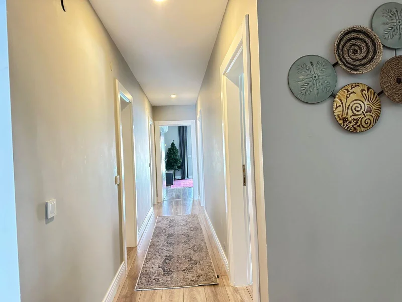 Alanya, Kestel'de Deniz Manzaralı 6+1 Daire