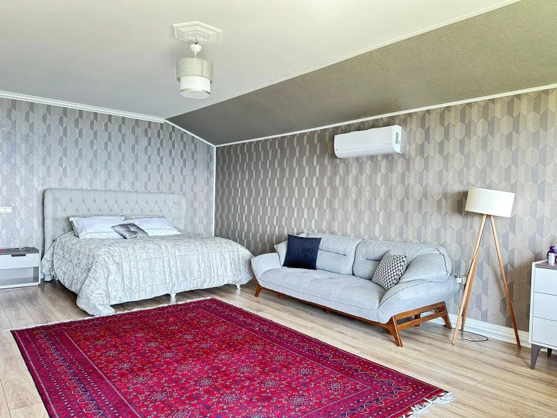 Alanya, Kestel'de Deniz Manzaralı 6+1 Daire