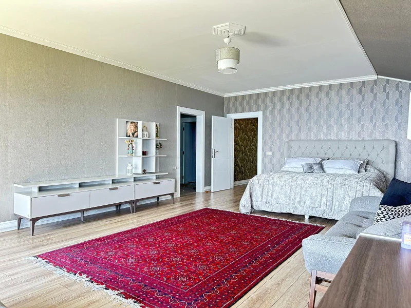 Alanya, Kestel'de Deniz Manzaralı 6+1 Daire