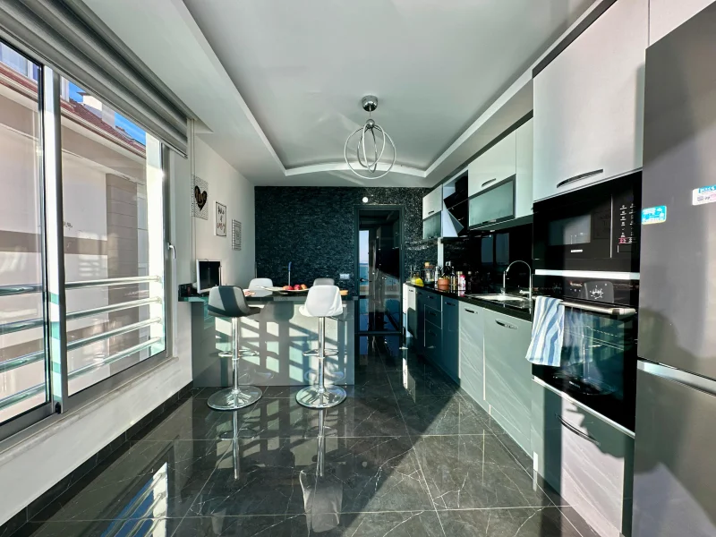 2+1 Sea View Apartment at Gold Castle