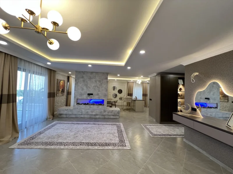 Villa 4+1 med panoramisk havsutsikt i Olimp City