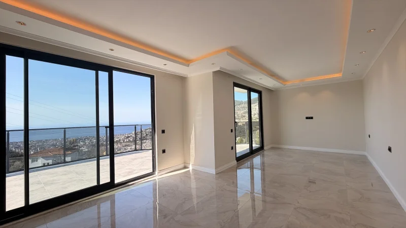 Alanya'da 5+2 Deniz Manzaralı Villa