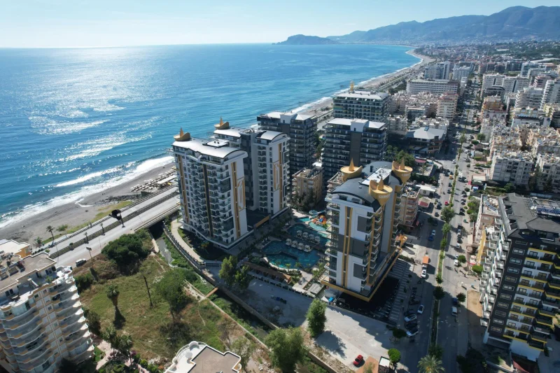 1+1 Wohnung direkt am Meer in den Cebeci Towers
