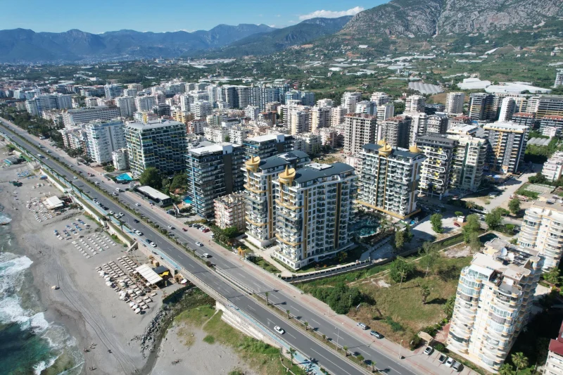 Cebeci Towers'ta Deniz Manzaralı  1+1 Daire