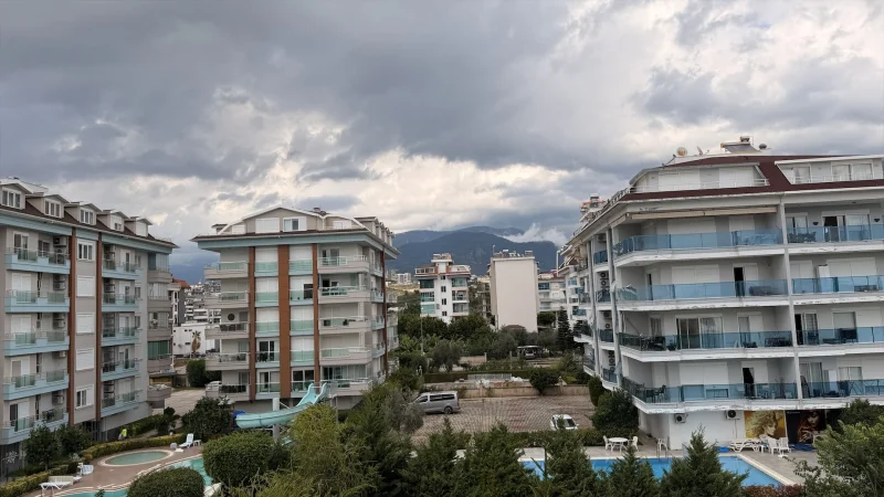 1+1 Apartment at Küçüker Sea Star on the Kestel Seafront