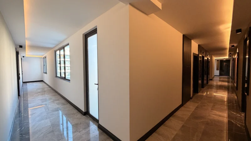 1+1 Wohnung mit Meerblick im Küçüker Palazzo