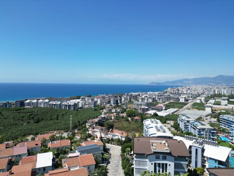 3+1 dupleksleilighet med hav- og naturutsikt i Toprak Panorama