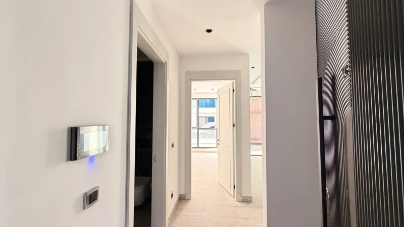 1+1 Wohnung mit Meerblick im Küçüker Palazzo
