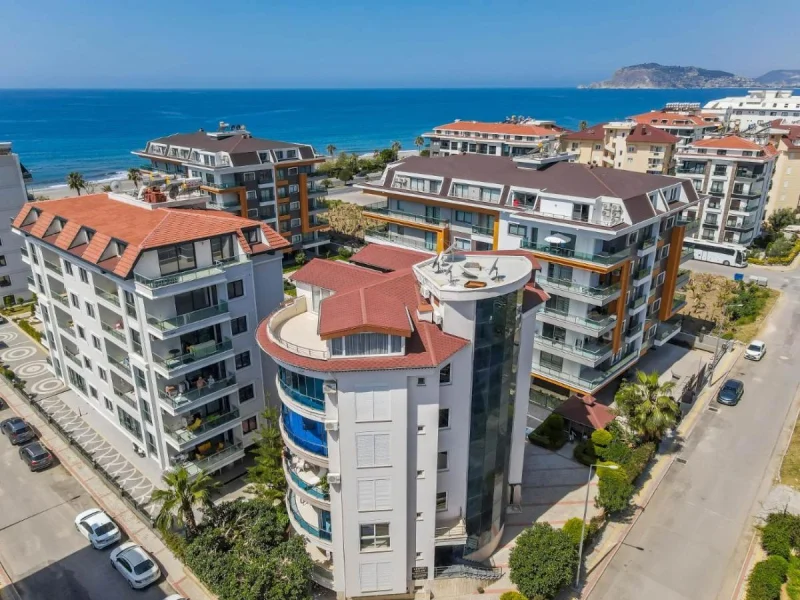 Möblerad 2+1-lägenhet till salu i komplexet Kestel Deluxe i Alanya